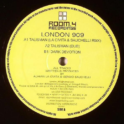 London 909 : Talisman (12") - Vinyl Record