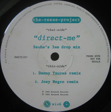 The Reese Project : Direct Me (Remixes) (12