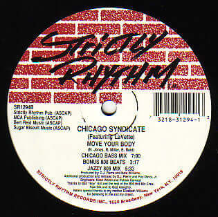 Chicago Syndicate Featuring LaVette : Move Your Body (12") is available for sale at our shop at a great price. We have a huge collection of Vinyl's, CD's, Cassettes & other formats available for sale for music lovers - Vinyl Record