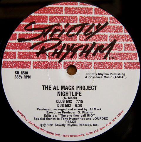 The Al Mack Project* : Nightlife / Desire (12") - Vinyl Record