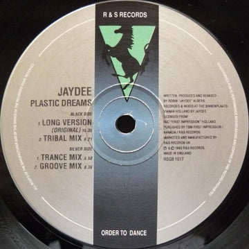 Jaydee : Plastic Dreams (Mixes) (12