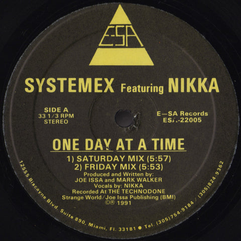 Systemex Featuring Nikka : One Day At A Time (12") - Vinyl Record