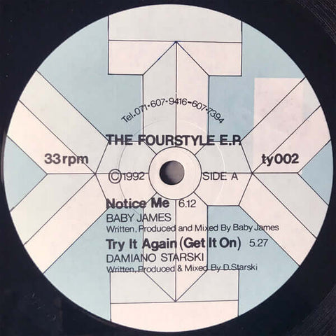 Various : The Fourstyle E.P. (12", EP) is available for sale at our shop at a great price. We have a huge collection of Vinyl's, CD's, Cassettes & other formats available for sale for music lovers - Vinyl Record