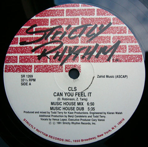 CLS : Can You Feel It (12") - Vinyl Record