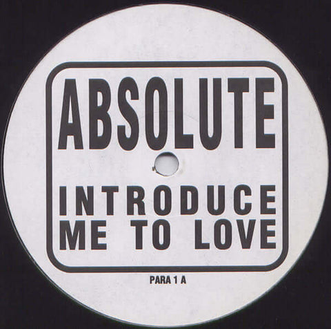 Absolute : Introduce Me To Love (12") is available for sale at our shop at a great price. We have a huge collection of Vinyl's, CD's, Cassettes & other formats available for sale for music lovers - Vinyl Record