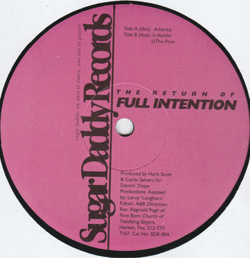 Full Intention : The Return Of Full Intention (12