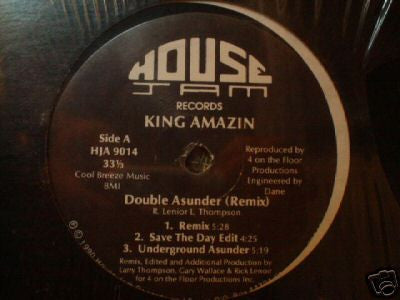 King Amazin : Double Asunder  (Remix) (12") - Vinyl Record