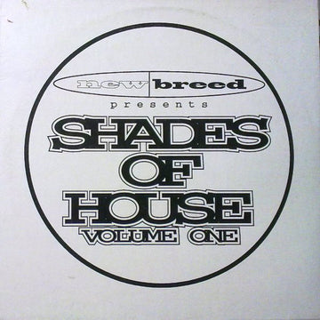 Various : Shades Of House Volume One (12