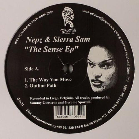 Nepz & Sierra Sam : The Sense EP (12", EP) - Vinyl Record