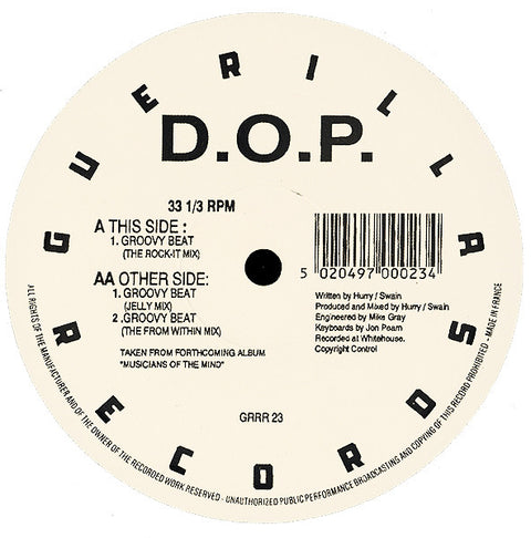 D.O.P. : Groovy Beat (12") - Vinyl Record