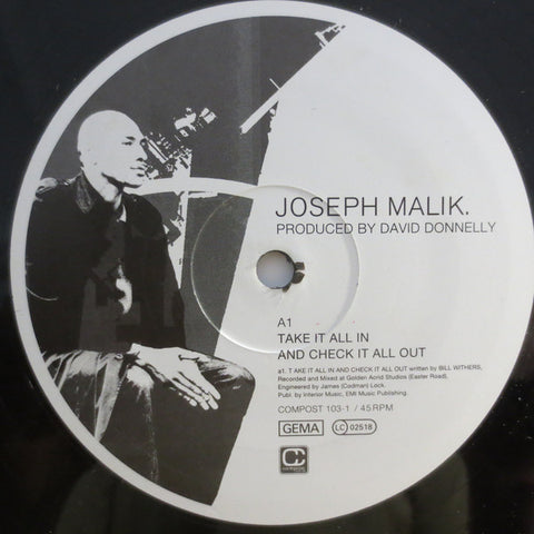 Joseph Malik : Take It All In And Check It All Out (12") - Vinyl Record