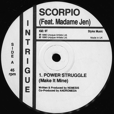 Scorpio (9) / Shades Of Black : Power Struggle / Mellow (12") - Vinyl Record