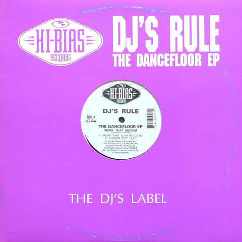 DJ's Rule : The Dancefloor EP (12", EP) - Vinyl Record