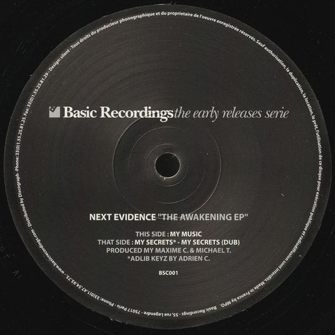 Next Evidence : The Awakening EP (12", EP, RP) - Vinyl Record