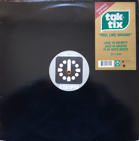 Tak Tix : Feel Like Singing (12") - Vinyl Record