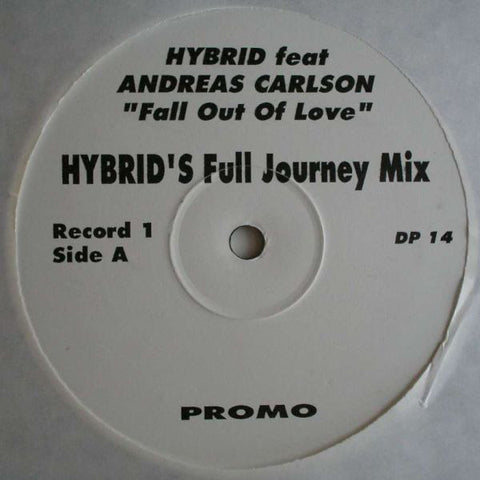 Hybrid Feat. Andreas Carlson* : Fall Out Of Love (2x12", Promo) - Vinyl Record