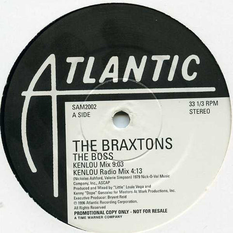 The Braxtons : The Boss (2x12", Promo) - Vinyl Record