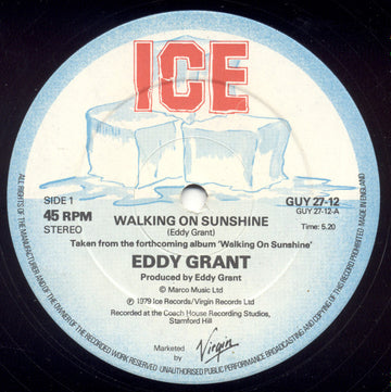 Eddy Grant : Walking On Sunshine (12