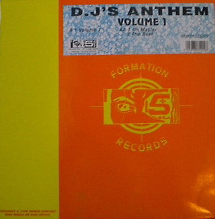 DJ SS & EQ : DJ's Anthem Volume 1 (12", Ltd) - Vinyl Record