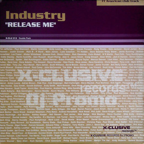 Industry : Release Me (2x12", Promo) - Vinyl Record