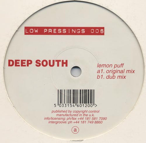 Deep South (6) : Lemon Puff (12") - Vinyl Record