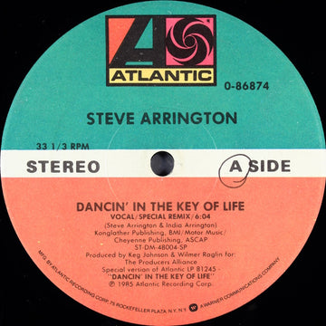 Steve Arrington : Dancin' In The Key Of Life (12