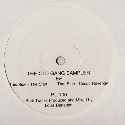 Louis Benedetti : The Old Gang Sampler EP (12", EP, Promo, Smplr) - Vinyl Record