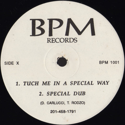 D. Carlucci* & T. Rodzo* : Tuch Me In A Special Way (12") - Vinyl Record