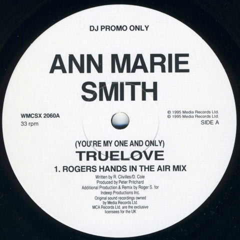 Ann-Marie Smith : (You're My One And Only) True Love (12", Promo) - Vinyl Record