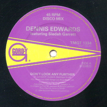 Dennis Edwards Featuring Siedah Garrett : Don't Look Any Further (12