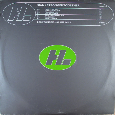 Sian (2) : Stronger Together (2x12", Promo) - Vinyl Record