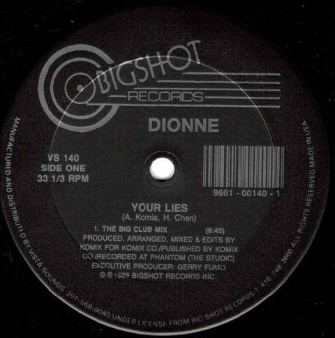 Dionne : Your Lies (12") - Vinyl Record