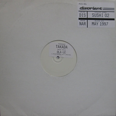 Takada* : Ola-Le (12", Promo, W/Lbl) - Vinyl Record