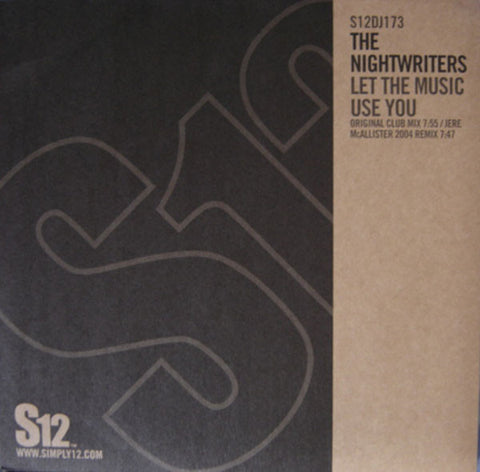 The Nightwriters* : Let The Music Use You (12") - Vinyl Record