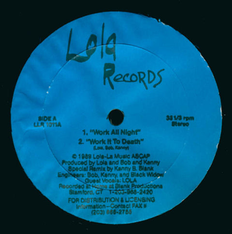 Lola : Work It (12") - Vinyl Record