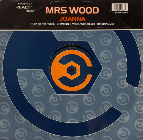 Mrs Wood* : Joanna (12", Single) - Vinyl Record