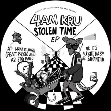 4AM KRU - Stolen Time - Artists 4AM KRU Genre Jungle Release Date 8 Jul 2022 Cat No. 4AMKV003 Format 12