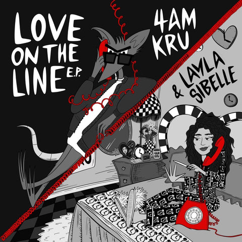 4am Kru & Layla Sibelle - Love On The Line Vinyl - Vinyl Record