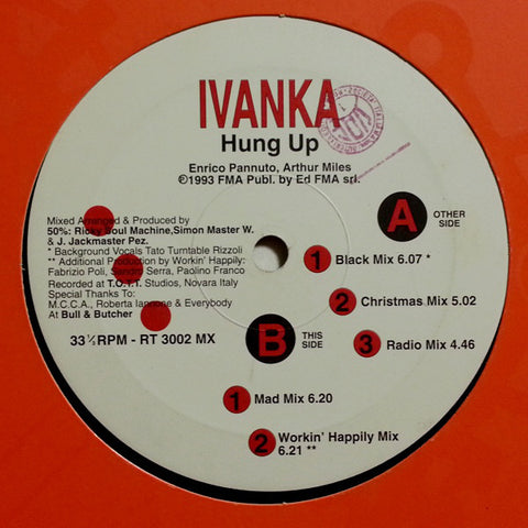 Ivanka : Hung Up (12") - Vinyl Record