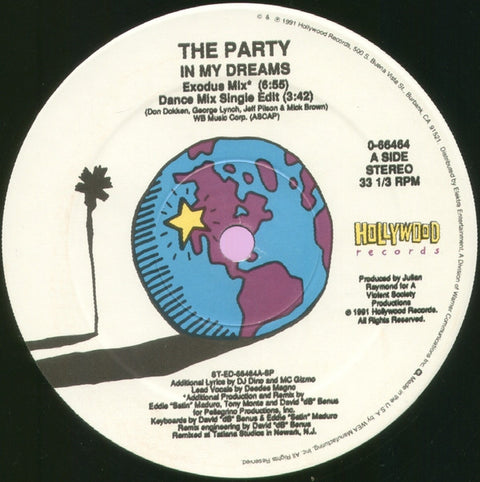 The Party : In My Dreams (12") - Vinyl Record