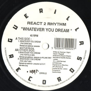 React 2 Rhythm : Whatever You Dream (12