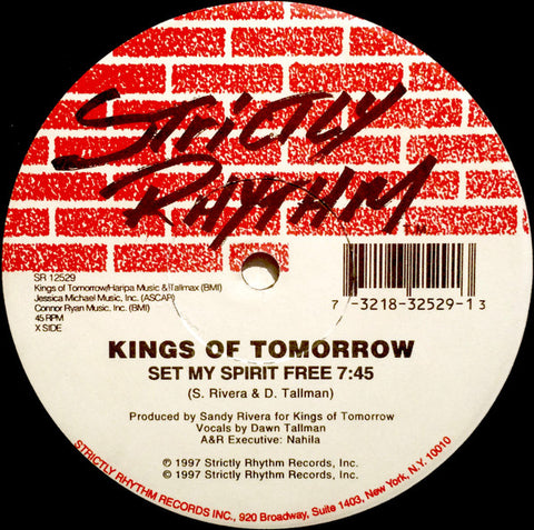 Kings Of Tomorrow : Set My Spirit Free (12") - Vinyl Record