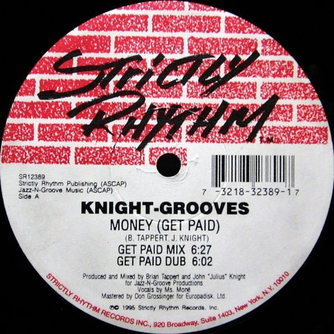 Knight-Grooves : Money (Get Paid) (12") - Vinyl Record