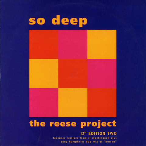 The Reese Project : So Deep (12" Edition Two) (12") is available for sale at our shop at a great price. We have a huge collection of Vinyl's, CD's, Cassettes & other formats available for sale for music lovers - Vinyl Record