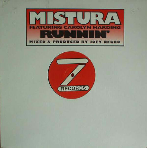 Mistura Featuring Carolyn Harding : Runnin' (12") is available for sale at our shop at a great price. We have a huge collection of Vinyl's, CD's, Cassettes & other formats available for sale for music lovers - Vinyl Record