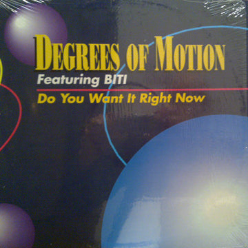 Degrees Of Motion Featuring Biti* : Do You Want It Right Now (12