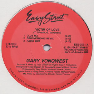 Gary Vonqwest : Victim Of Love (12") - Vinyl Record