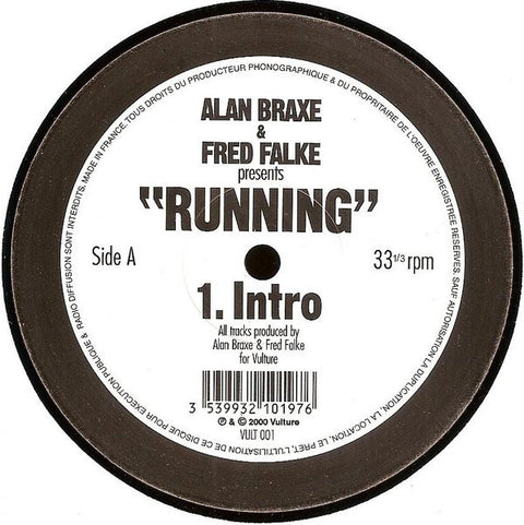 Alan Braxe & Fred Falke : Running (12") - Vinyl Record