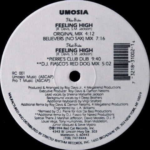 Umosia : Feeling High (12") - Vinyl Record