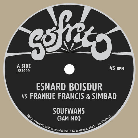 Esnard Boisdur vs Frankie Francis & Simbad : Soufwans (12", 180) - Vinyl Record